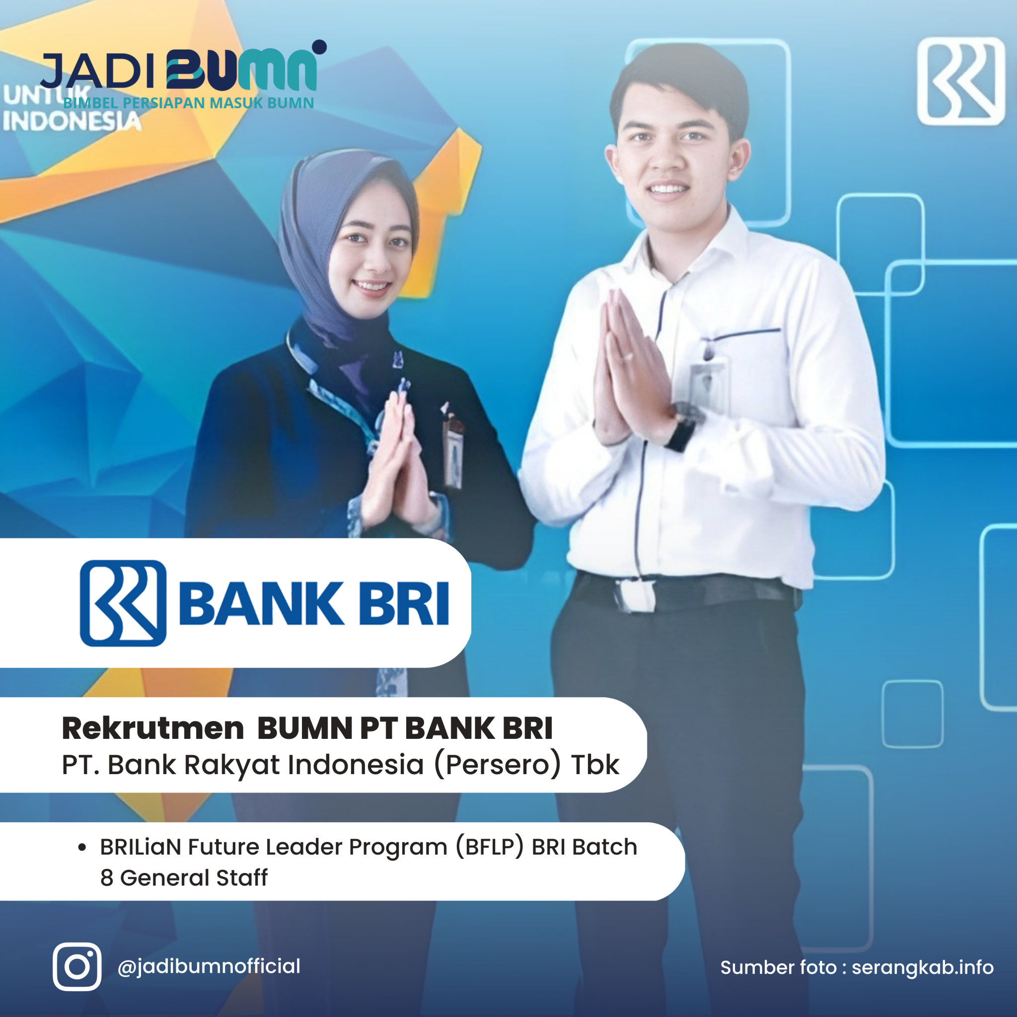 Lowongan Bumn Pt Bank Rakyat Indonesia Persero Tbk Jadi Bumn