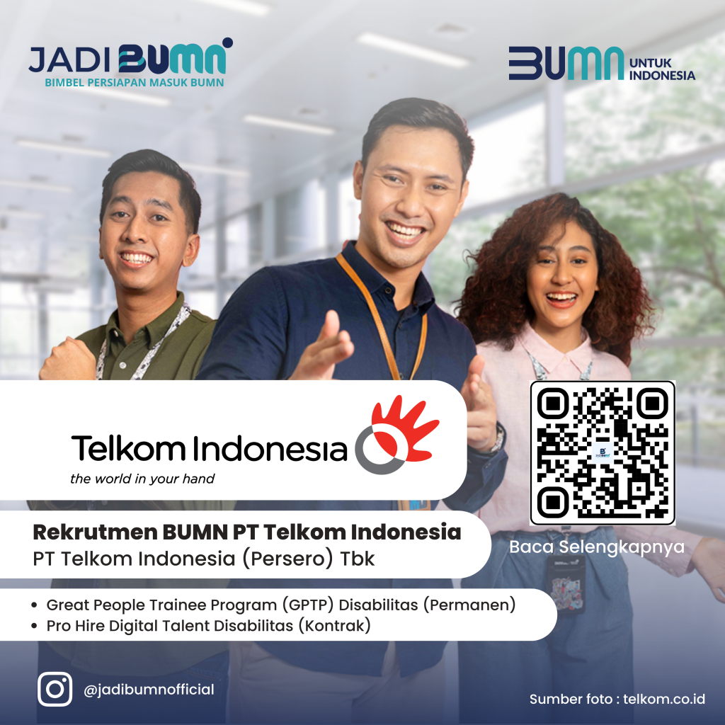 Lowongan BUMN PT Telkom Indonesia (Persero) Tbk | Jadi BUMN