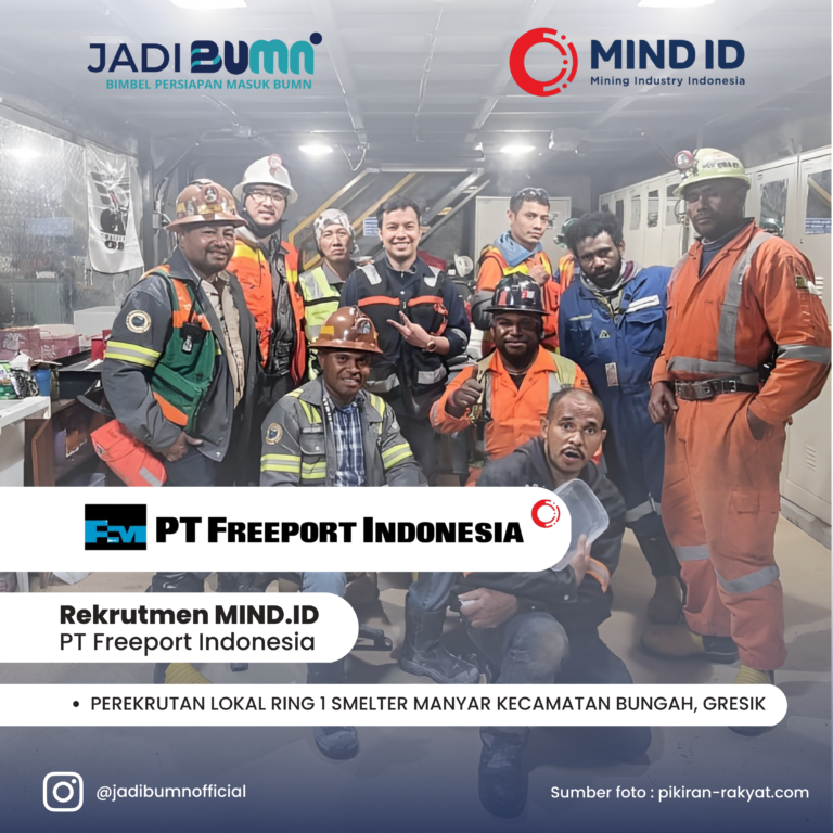Lowongan Kerja MIND.ID PT Freeport Indonesia