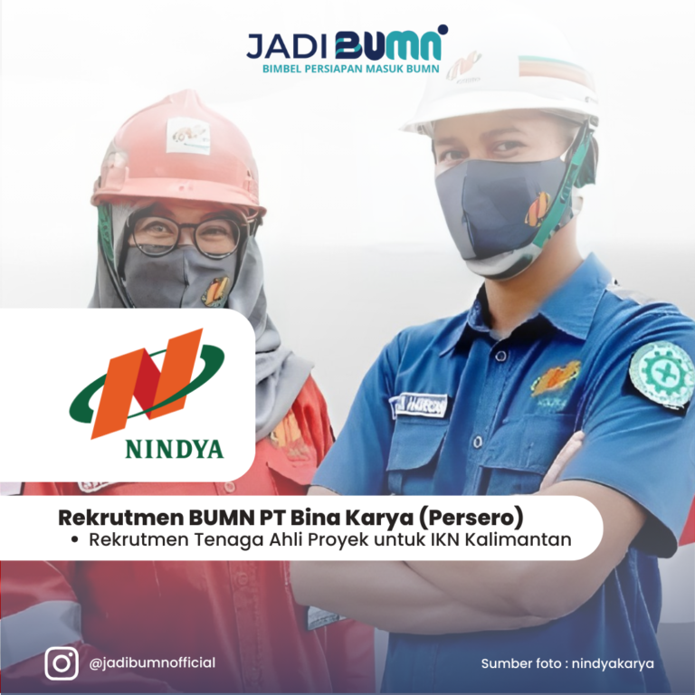 Lowongan Kerja BUMN – PT Nindya Karya