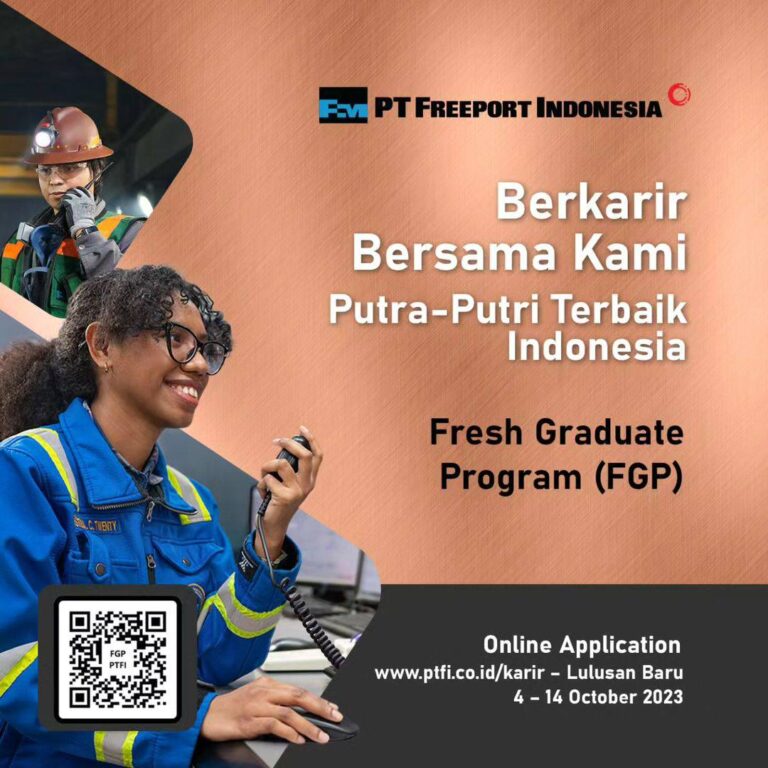 Lowongan Kerja MIND.ID PT Freeport Indonesia