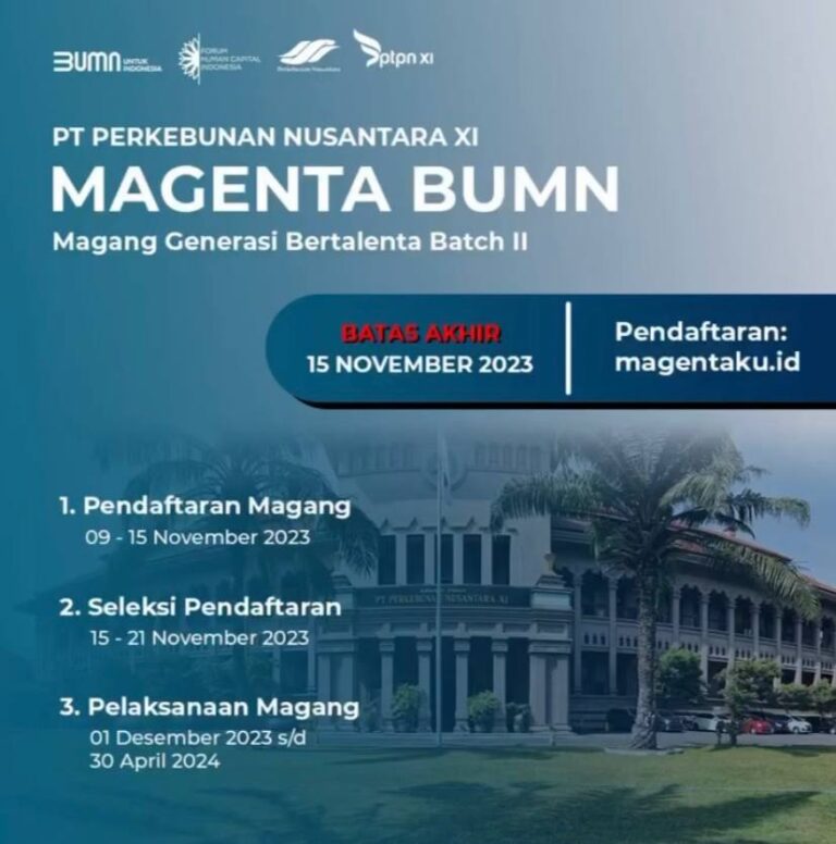 MAGENTA BUMN 2023 – PT Perkebunan Nusantara XI