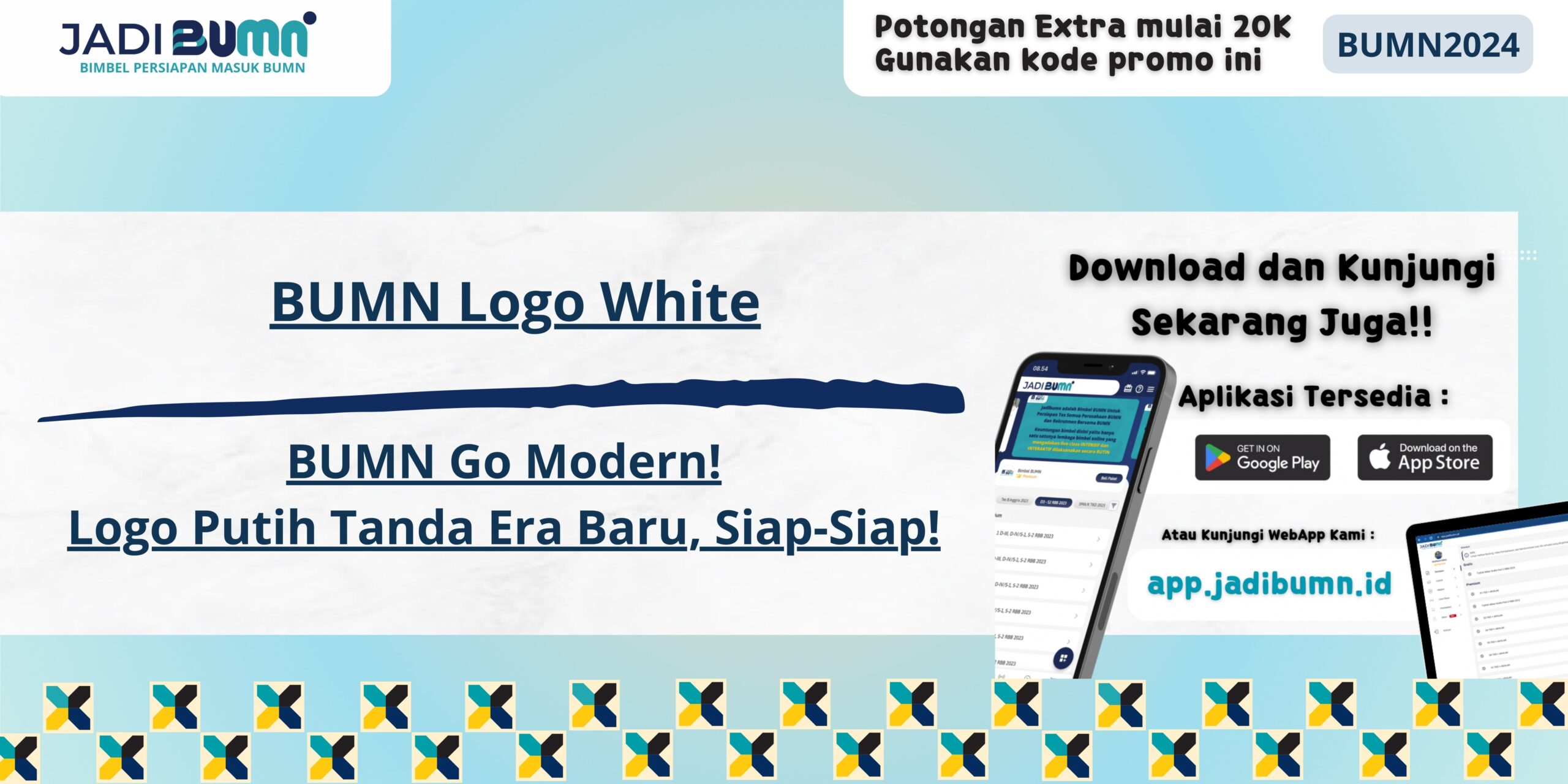 BUMN Logo White - BUMN Go Modern! Logo Putih Tanda Era Baru, Siap-Siap!