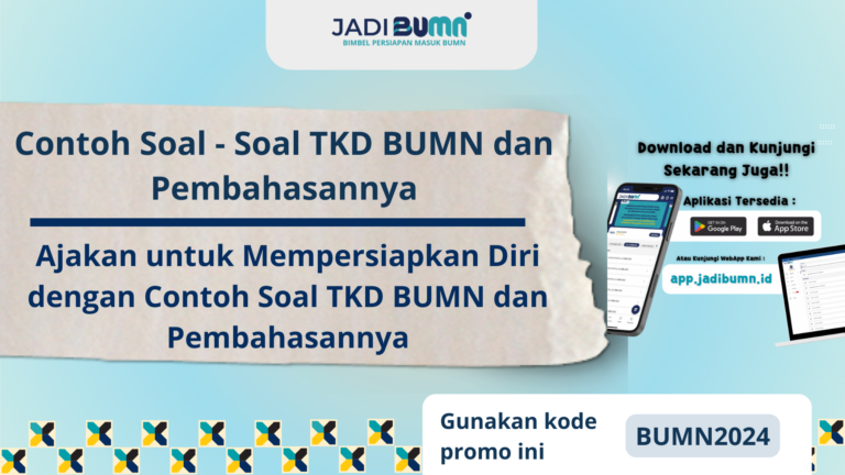 Contoh Soal - Soal TKD BUMN dan Pembahasannya