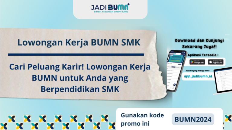 Lowongan Kerja BUMN SMK