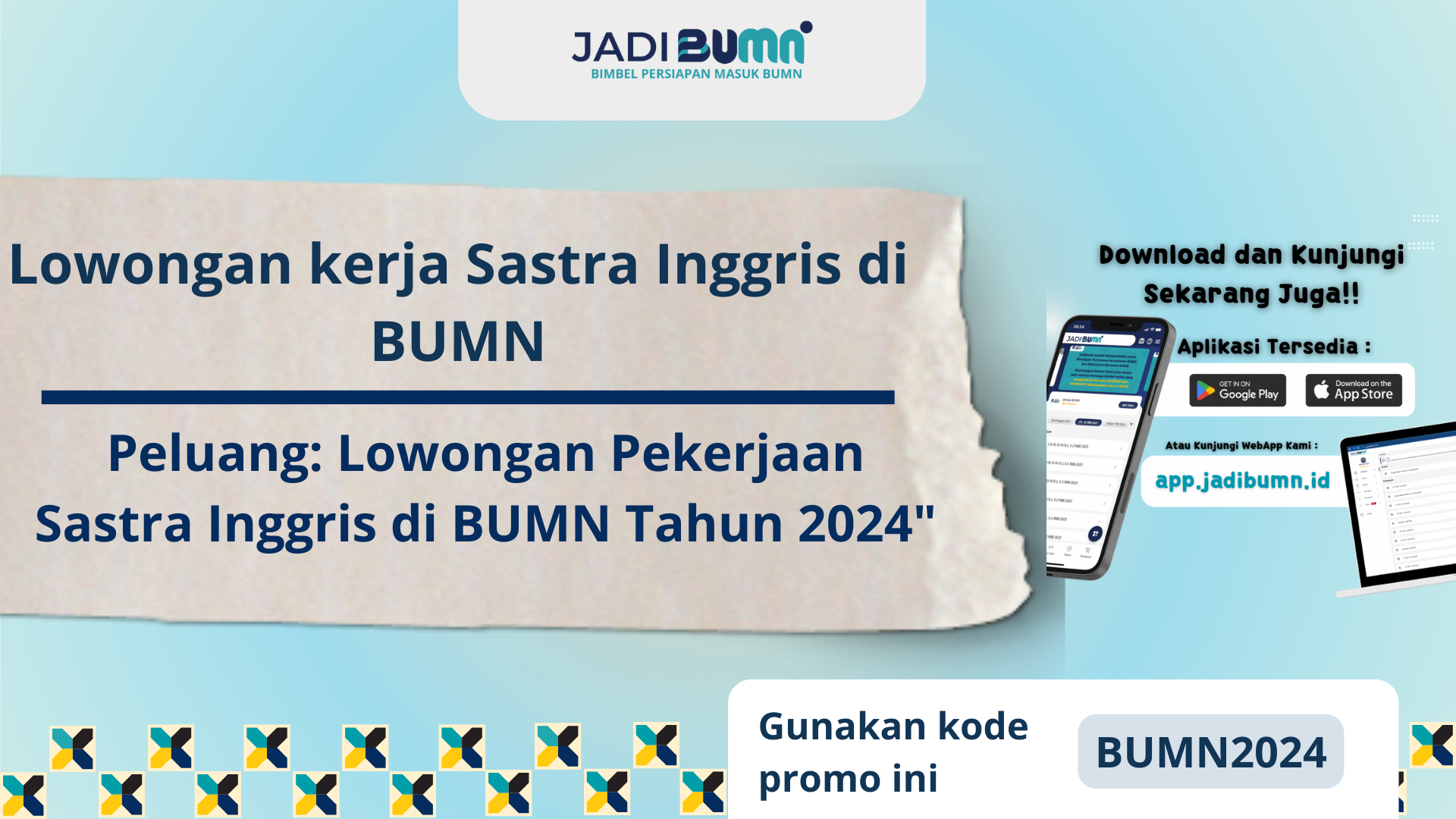 Lowongan kerja Sastra Inggris di BUMN