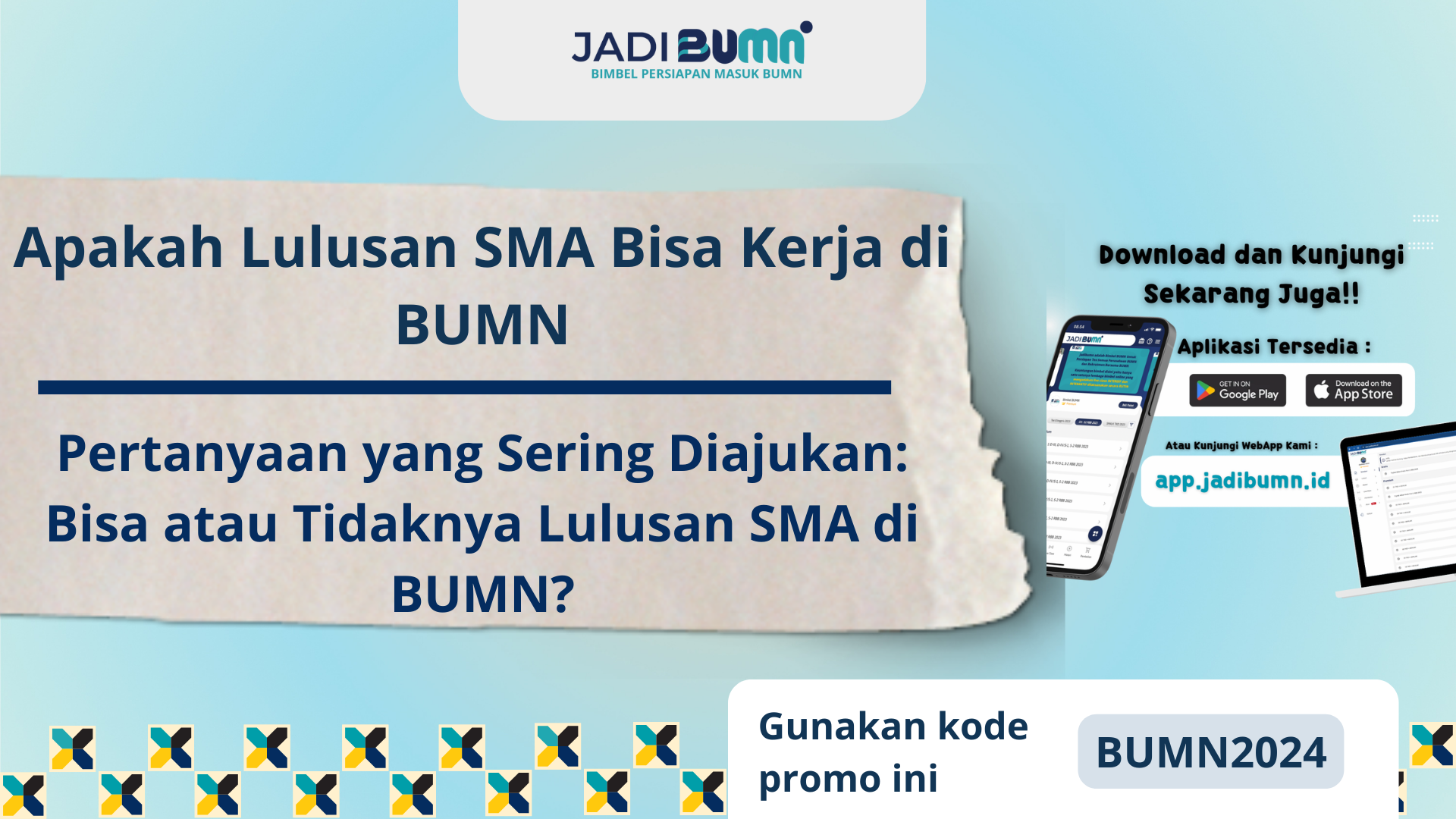 Apakah Lulusan SMA Bisa Kerja di BUMN