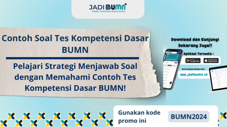 Contoh Soal Tes Kompetensi Dasar BUMN