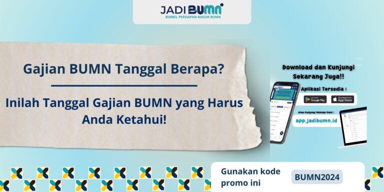 gajian bumn tanggal berapa?