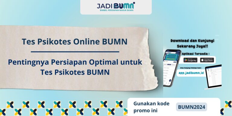 Tes Psikotes Online BUMN