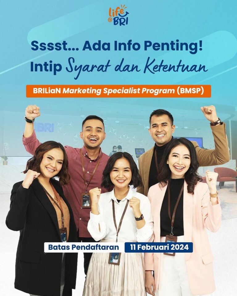 Lowongan Kerja BUMN – PT. Bank Rakyat Indonesia (Persero)