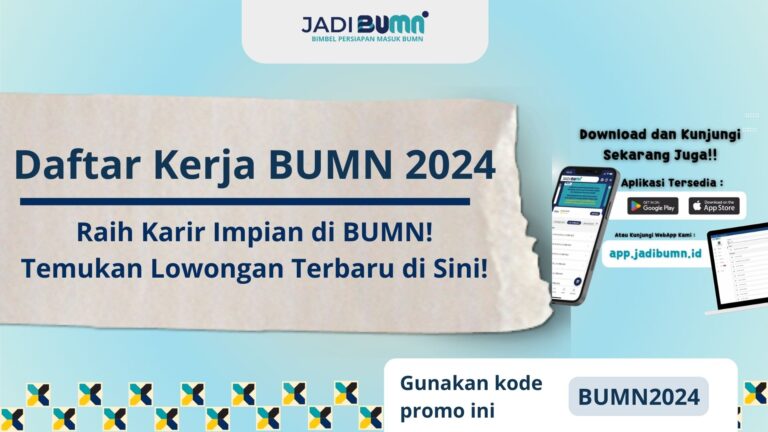 Daftar Kerja BUMN 2024