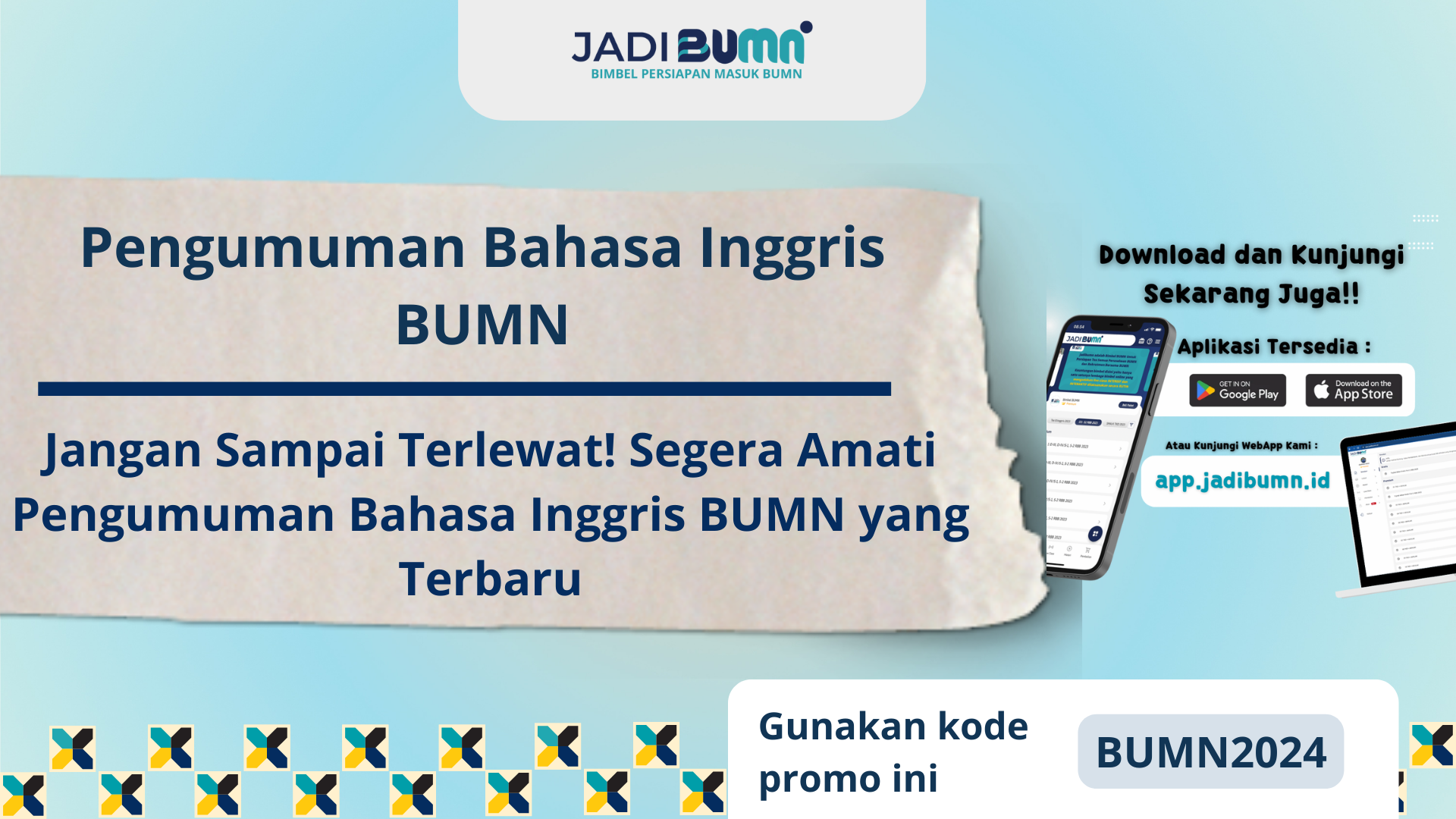 Pengumuman Bahasa Inggris BUMN