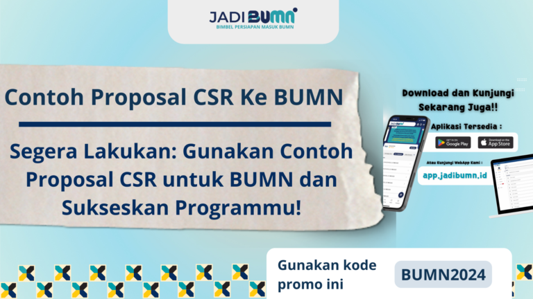 Contoh Proposal CSR Ke BUMN