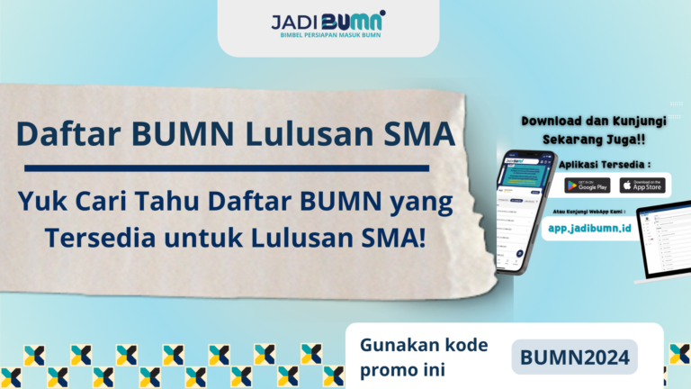 Daftar BUMN Lulusan SMA