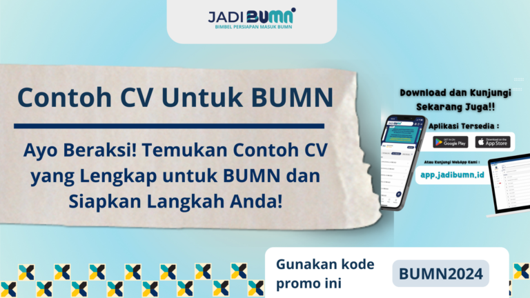 Contoh CV Untuk BUMN