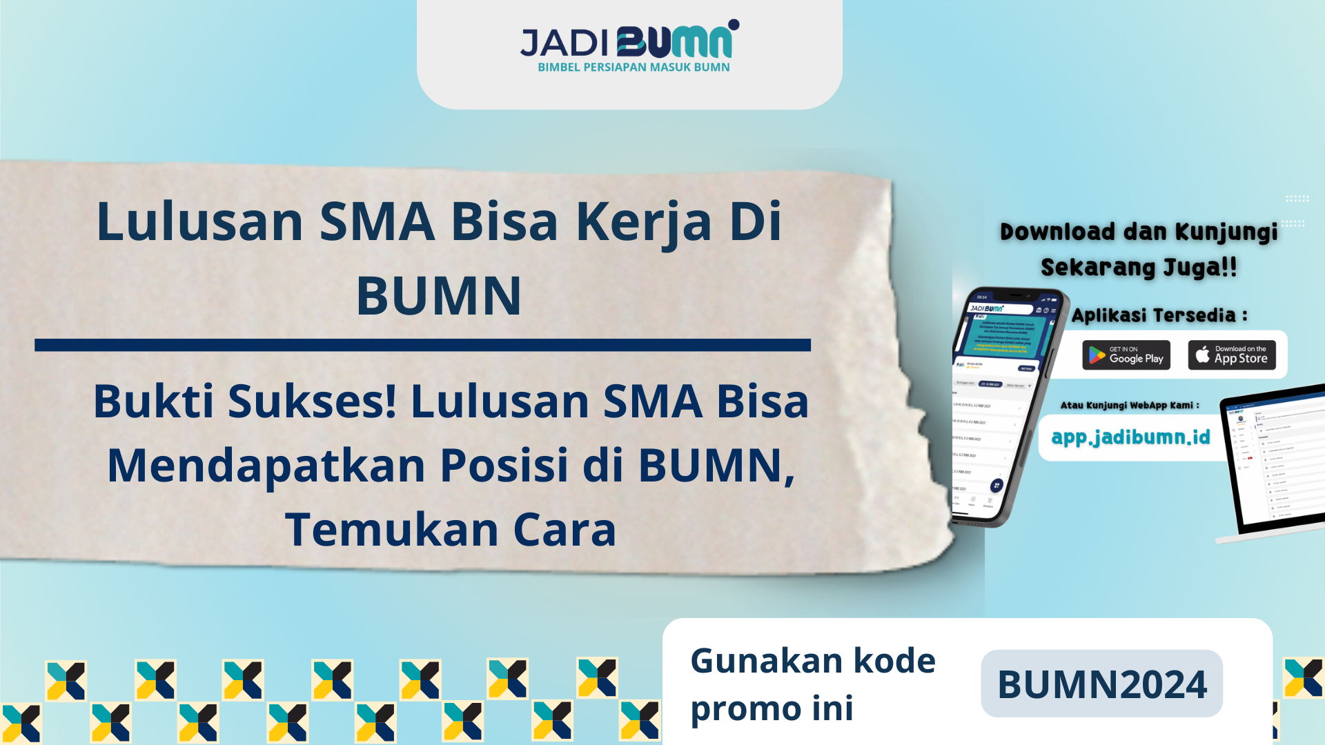 Lulusan SMA Bisa Kerja Di BUMN