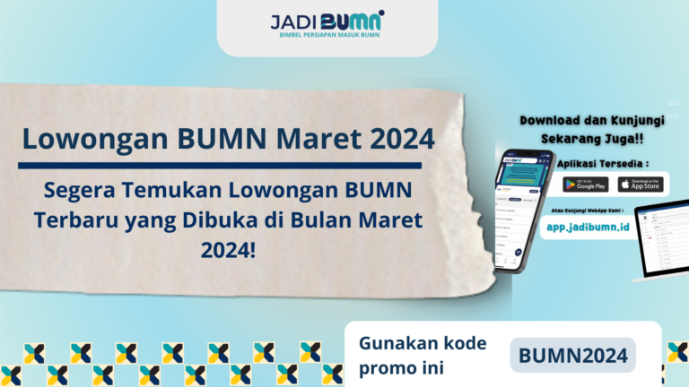 Lowongan BUMN Maret 2024