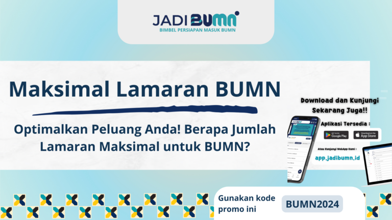 Maksimal Lamaran BUMN