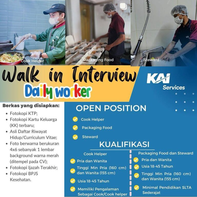 Lowongan Kerja BUMN – PT Reska Multi Usaha (KAI Services)