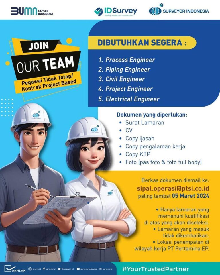 Lowongan Kerja BUMN – PT  Surveyor Indonesia