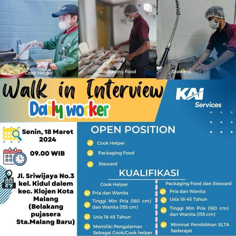 Lowongan Kerja BUMN – PT Reska Multi Usaha (KAI Services)