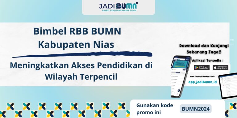 Bimbel RBB BUMN Kabupaten Nias