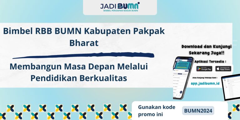 Bimbel RBB BUMN Kabupaten Pakpak Bharat