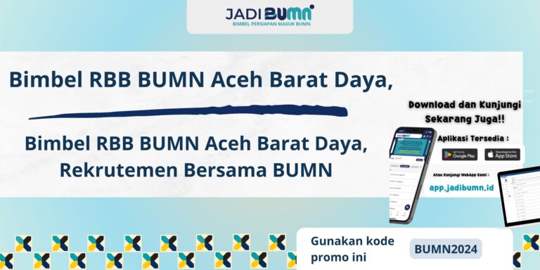 Bagaimana Bimbel jadibumn Membantu Lolos Tes BUMN? Modul pembelajaran terstruktur dan komprehensif: Materi pembelajaran kami dirancang berdasarkan kisi-kisi tes RBB terbaru, meliputi tes TKD, BUMN, dan Core Values BUMN. Tim pengajar profesional dan berpengalaman: Para pengajar kami merupakan praktisi BUMN dan pakar di bidangnya, yang siap membimbing Anda dengan penuh dedikasi. Simulasi tes dan tryout yang realistis: Kami menyediakan simulasi tes dan tryout yang dirancang semirip mungkin dengan tes RBB yang sebenarnya, sehingga Anda dapat lebih siap dalam menghadapi tes yang sesungguhnya. Motivasi dan pembinaan mental: Kami memahami bahwa mentalitas yang kuat merupakan kunci utama dalam meraih kesuksesan. Oleh karena itu, kami juga menyediakan program motivasi dan pembinaan mental untuk membantu Anda membangun kepercayaan diri dan mentalitas juara. Akses informasi dan lowongan terbaru: Kami selalu update informasi dan lowongan terbaru terkait RBB, sehingga Anda tidak akan ketinggalan informasi penting.