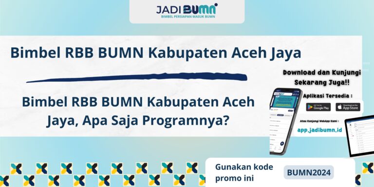 Bimbel RBB BUMN Kabupaten Aceh Jaya