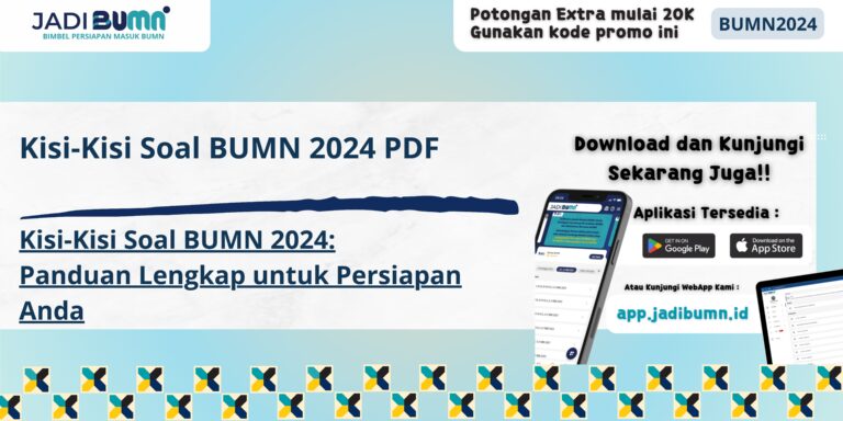 Kisi-Kisi Soal BUMN 2024 PDF - Kisi-Kisi Soal BUMN 2024: Panduan Lengkap untuk Persiapan Anda