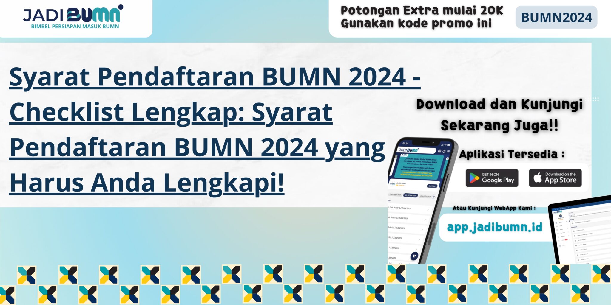 Syarat Pendaftaran BUMN 2024 - Checklist Lengkap: Syarat...