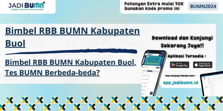 Bimbel RBB BUMN Kabupaten Buol