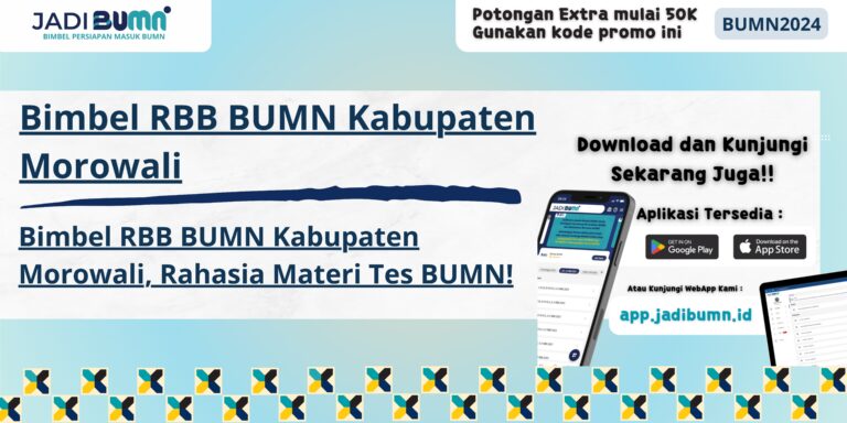 Bimbel RBB BUMN Kabupaten Morowali