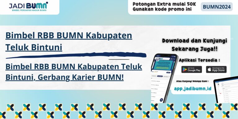 Bimbel RBB BUMN Kabupaten Teluk Bintuni