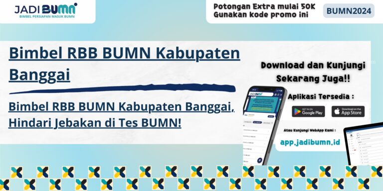 Bimbel RBB BUMN Kabupaten Banggai