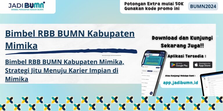 Bimbel RBB BUMN Kabupaten Mimika