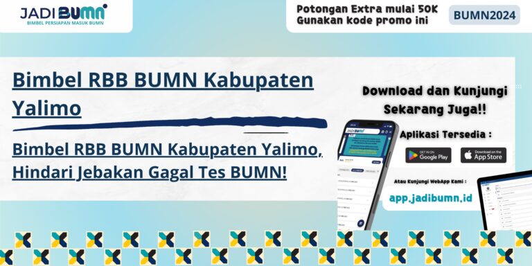 Bimbel RBB BUMN Kabupaten Yalimo