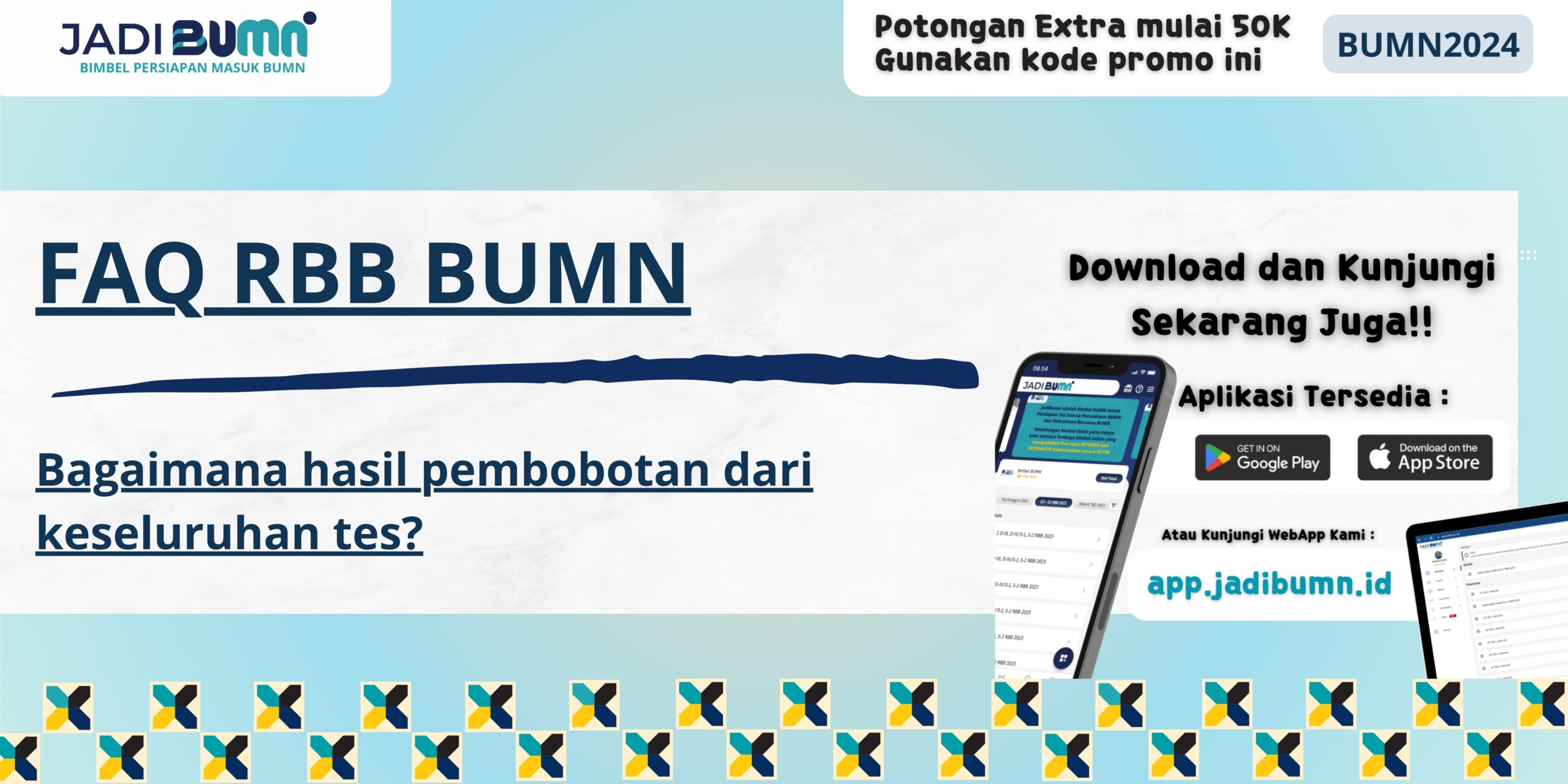 Bagaimana hasil pembobotan dari keseluruhan tes?