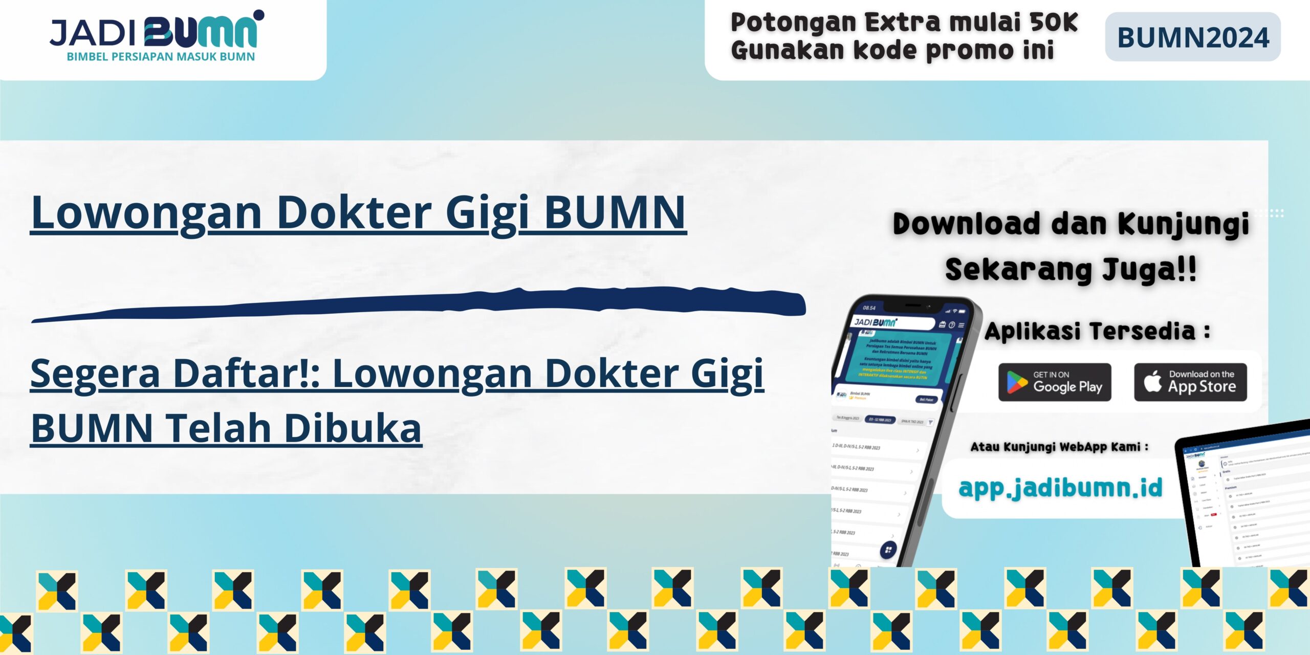 Lowongan Dokter Gigi BUMN - Segera Daftar!: Lowongan Dokter Gigi BUMN Telah Dibuka