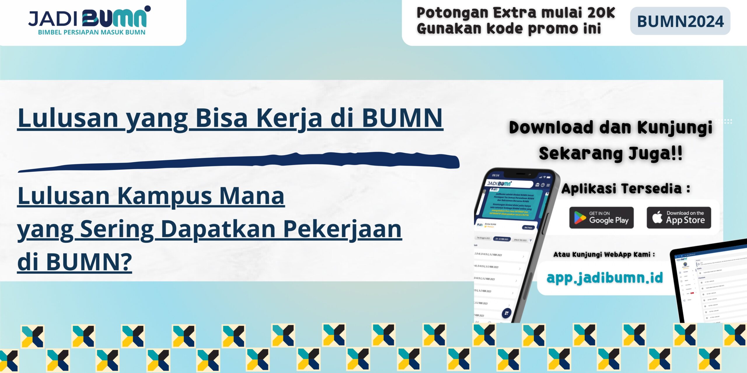 Lulusan yang Bisa Kerja di BUMN - Lulusan Kampus Mana yang Sering Dapatkan Pekerjaan di BUMN?