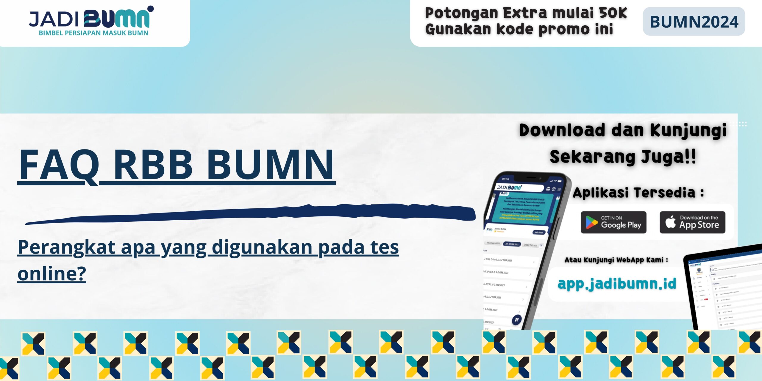 FAQ RBB BUMN - Perangkat Apa yang Digunakan pada Tes Online?