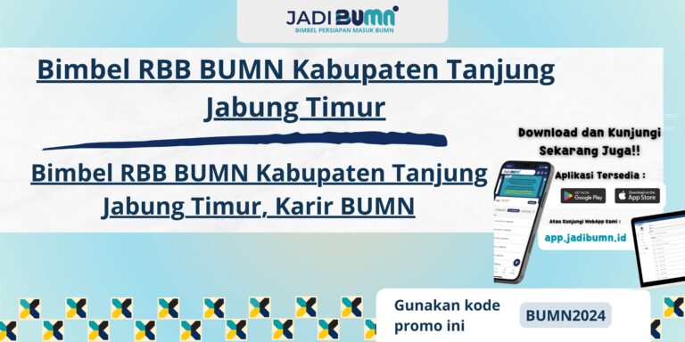 Bimbel RBB BUMN Kabupaten Tanjung Jabung Timur