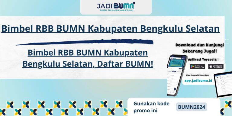 Bimbel RBB BUMN Kabupaten Bengkulu Selatan