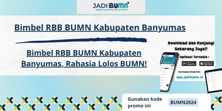 Bimbel RBB BUMN Kabupaten Banyumas