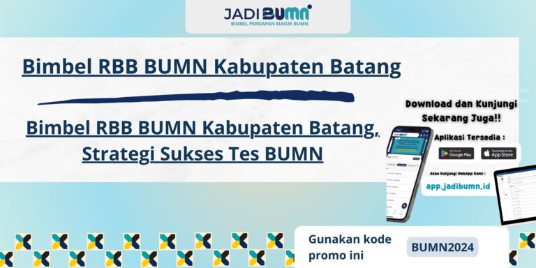 Bimbel RBB BUMN Kabupaten Batang