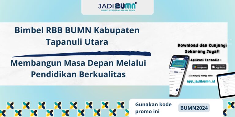 Bimbel RBB BUMN Kabupaten Tapanuli Utara