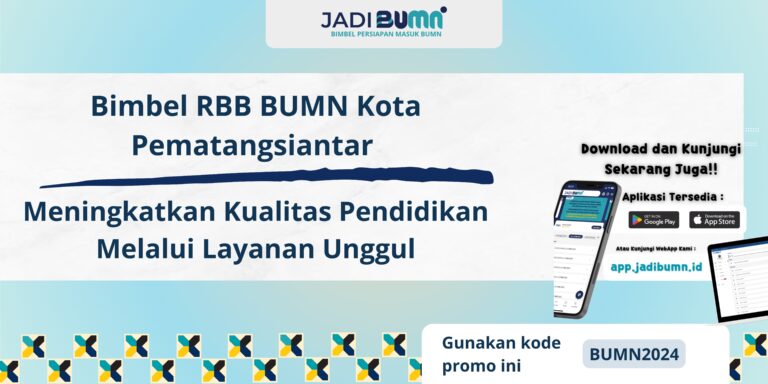 Bimbel RBB BUMN Kota Pematangsiantar