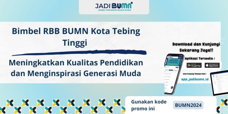 Bimbel RBB BUMN Kota Tebing Tinggi