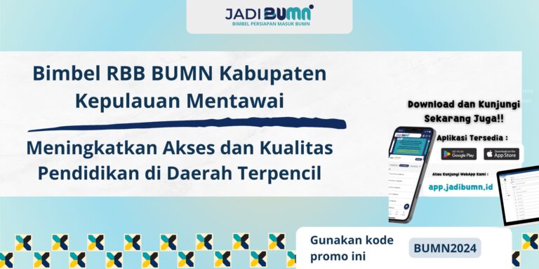 Bimbel RBB BUMN Kabupaten Kepulauan Mentawai